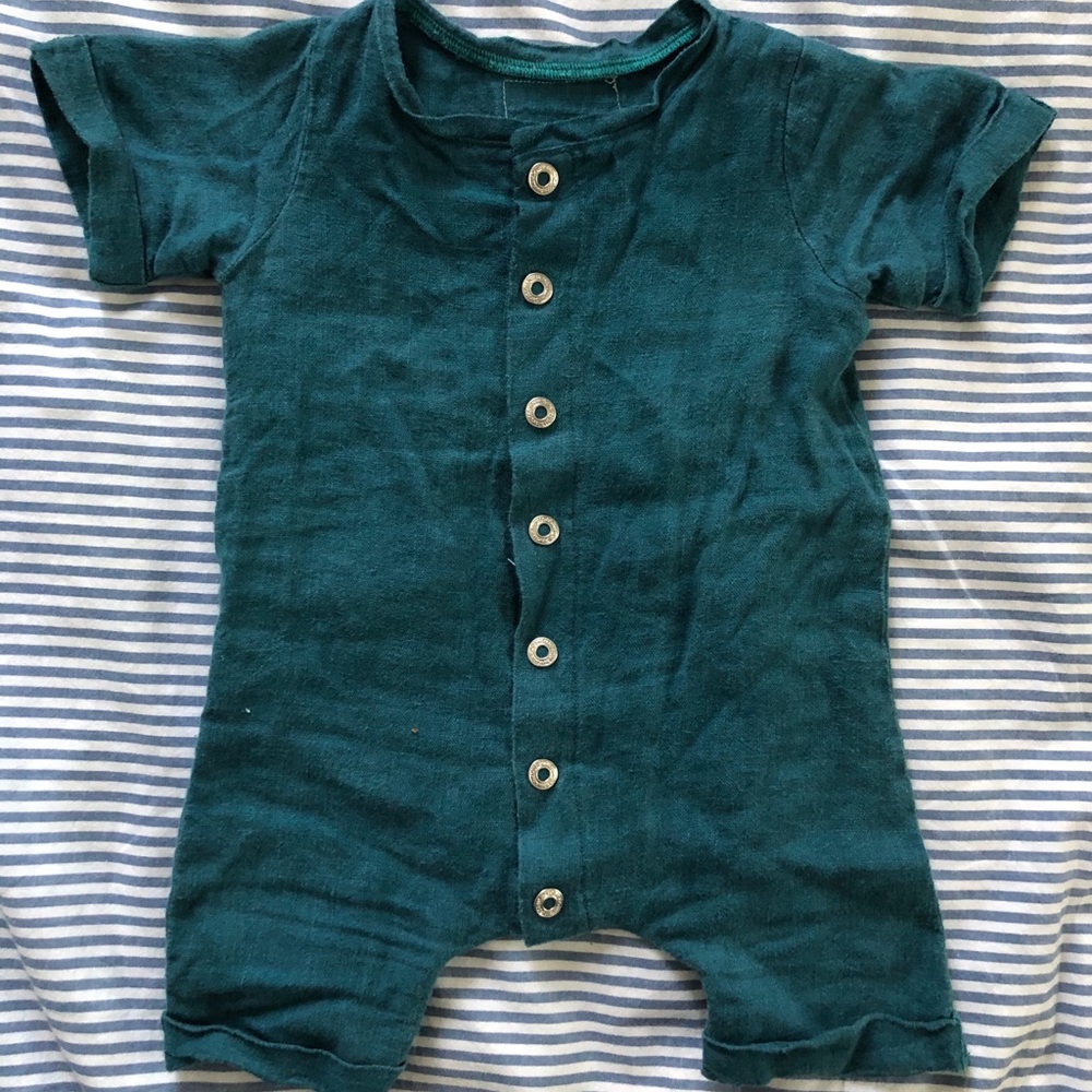 Linen romper 3-6m